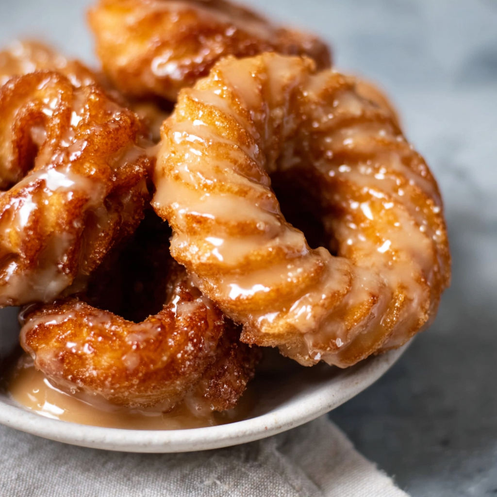 Hot Buttered Rum Glazed Crullers (Airy, Boozy, &#038; Brown Butter Spiked)