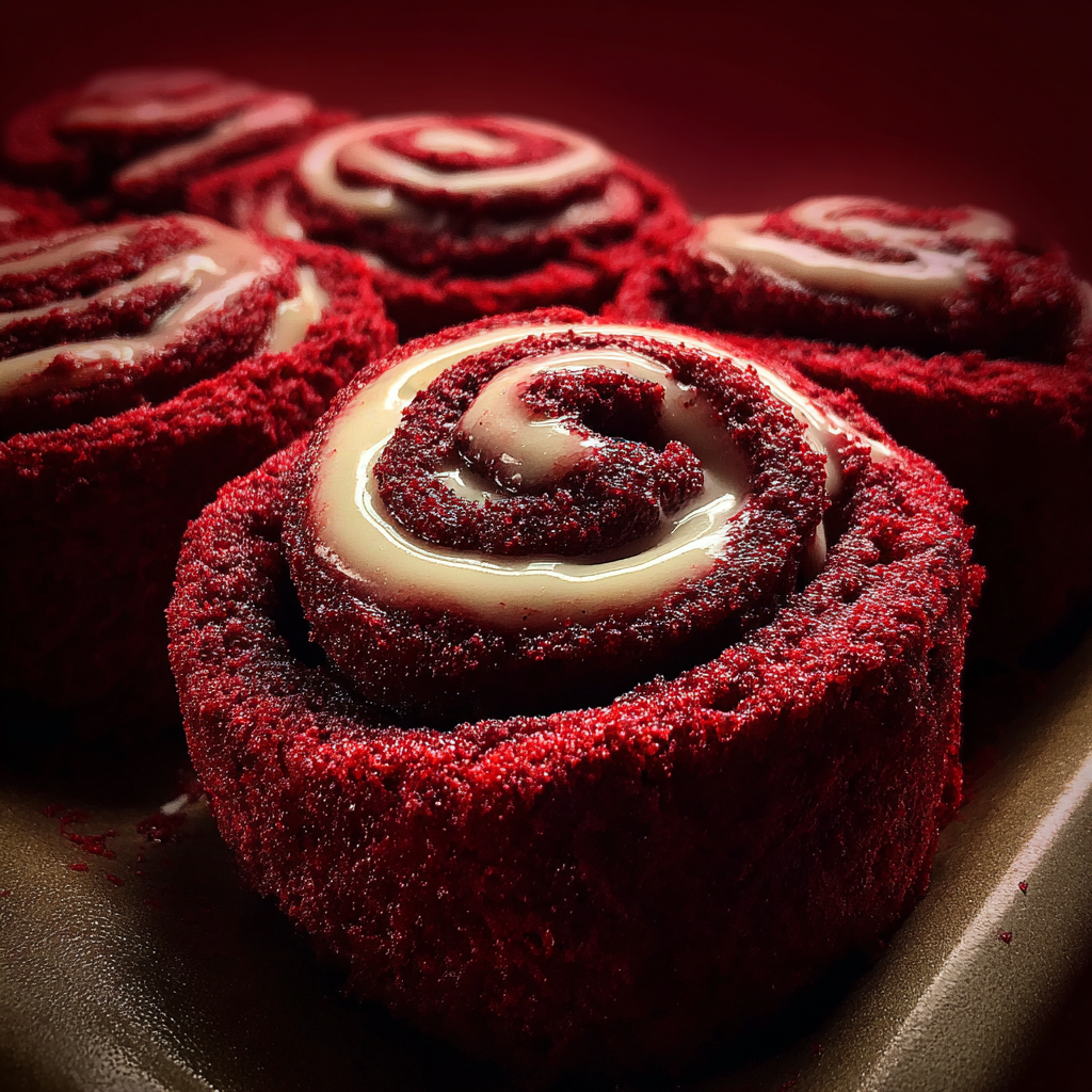 Red Velvet Cinnamon Rolls: Breakfast Meets Dessert