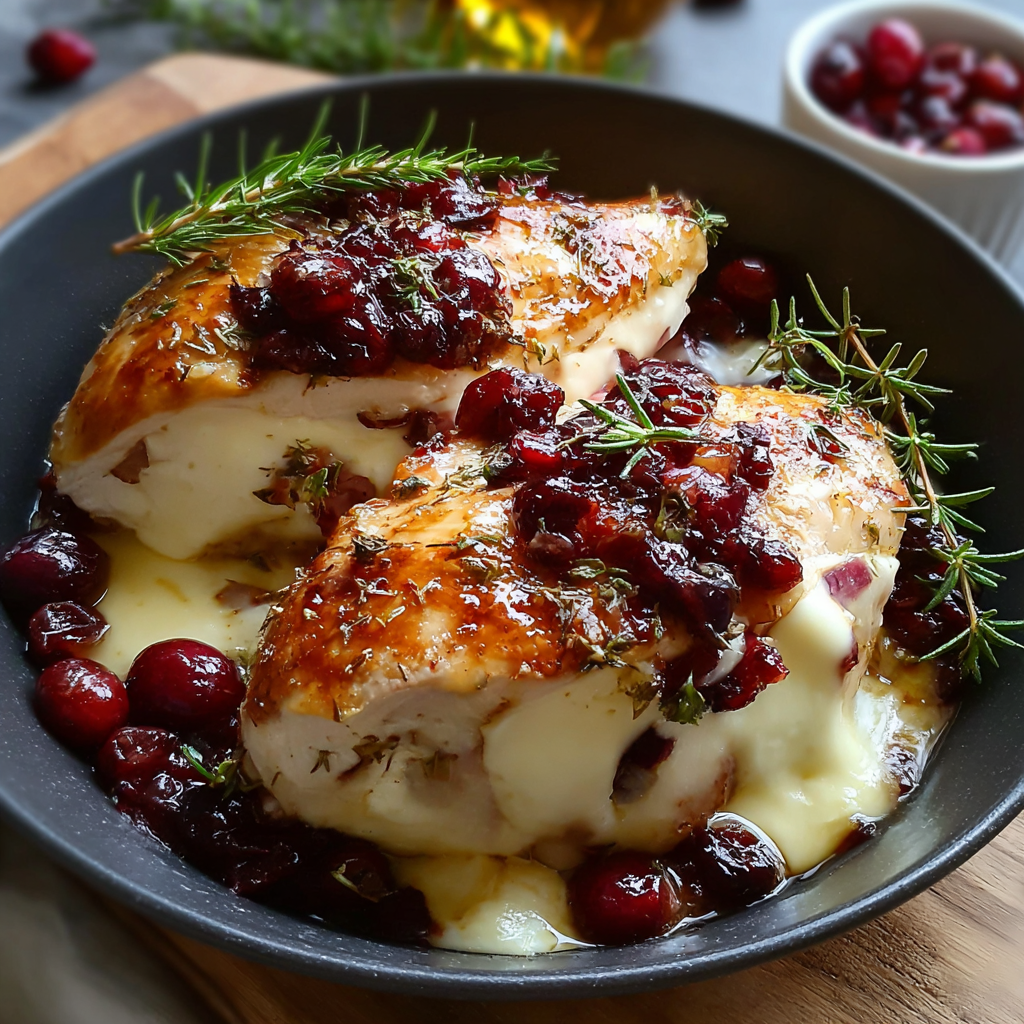 Impressive Cranberry Brie Stuffed Chicken: A Gourmet Five-Star Dinner