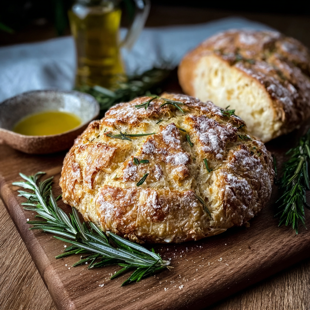 Rustic Garlic &#038; Rosemary Bread: The Science of &#8220;Starch Gelatinization &#038; Vapor Pressure&#8221;