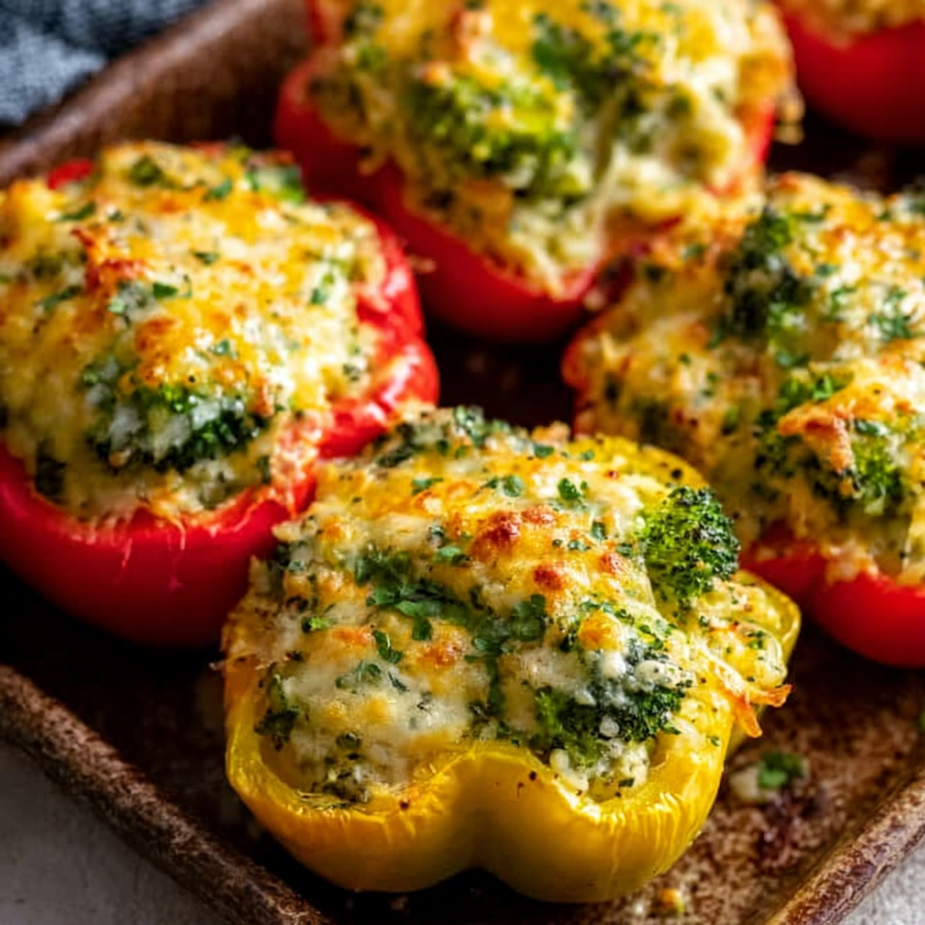 Cheesy Broccoli Rice Stuffed Peppers: A Comforting, Family-Friendly Meal