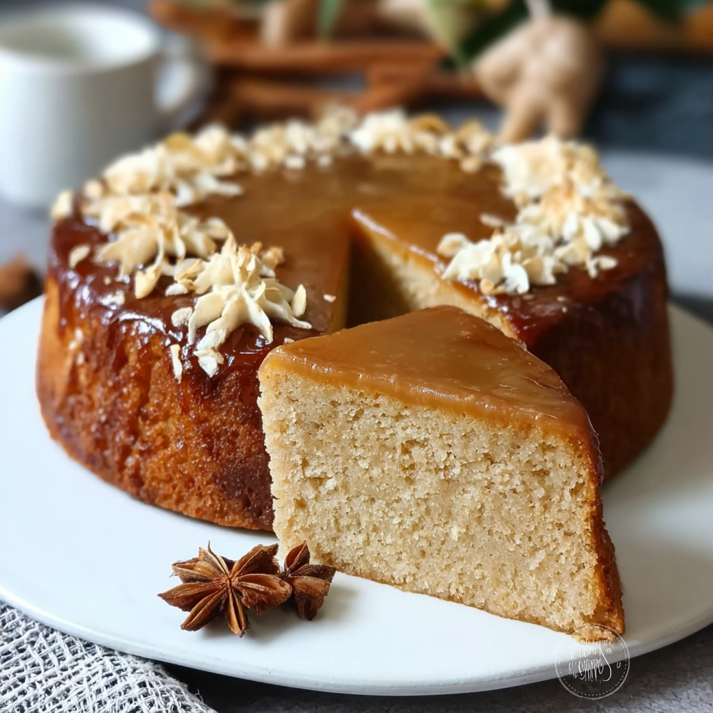 Flourless Chai Spiced Almond Cake 🍂☕: The Science of &#8220;Starchless Structure &#038; Vapor Management&#8221;