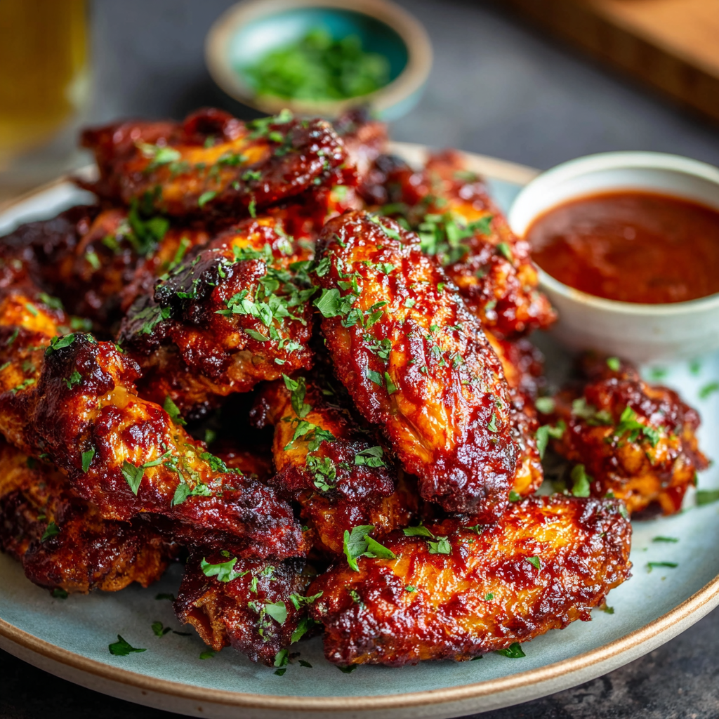 Crispy Oven-Baked BBQ Chicken Wings: Sticky, Smoky &#038; Perfectly Crunchy
