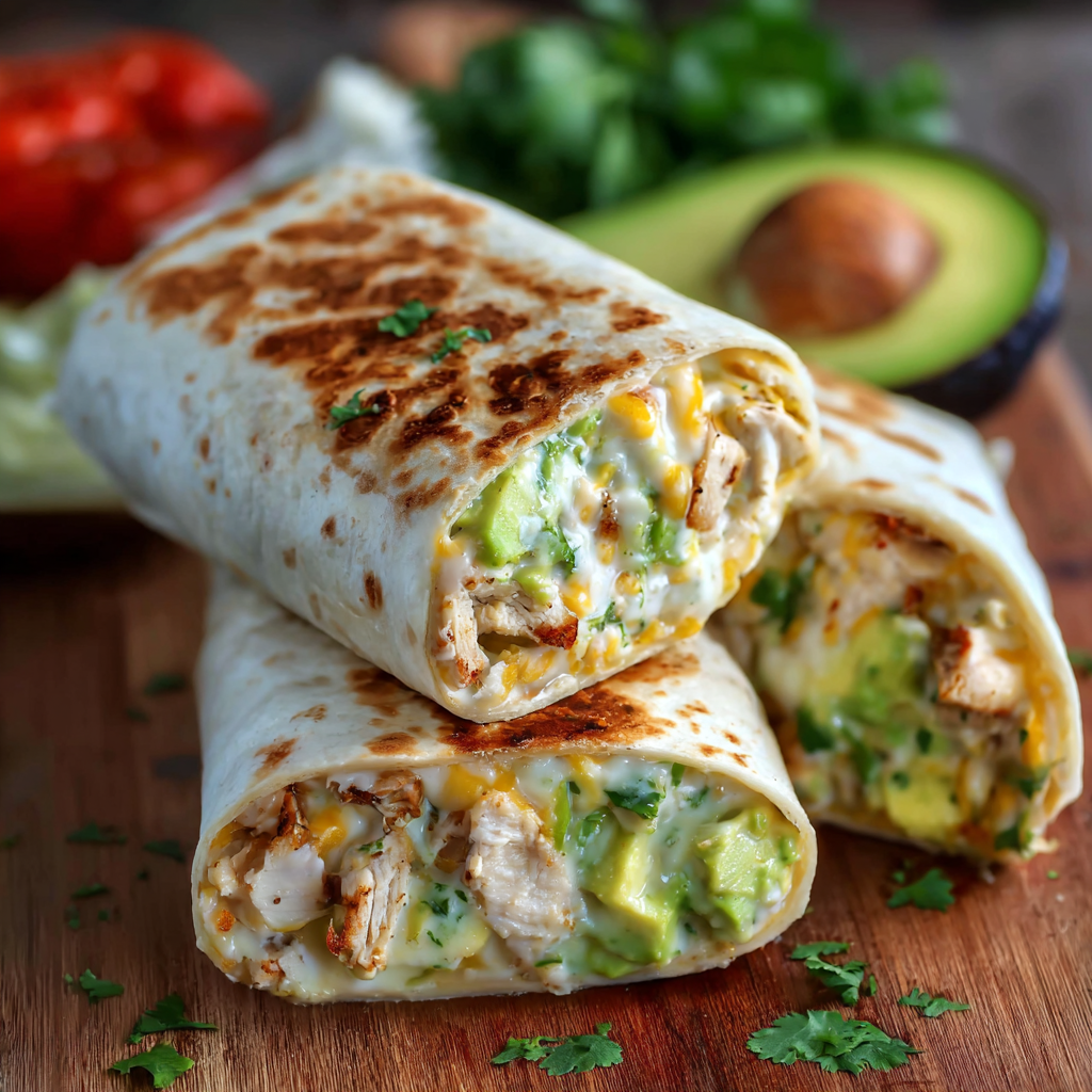 Chicken Avocado Ranch Burritos: Creamy, Flavor-Packed &#038; Perfect for Quick Meals