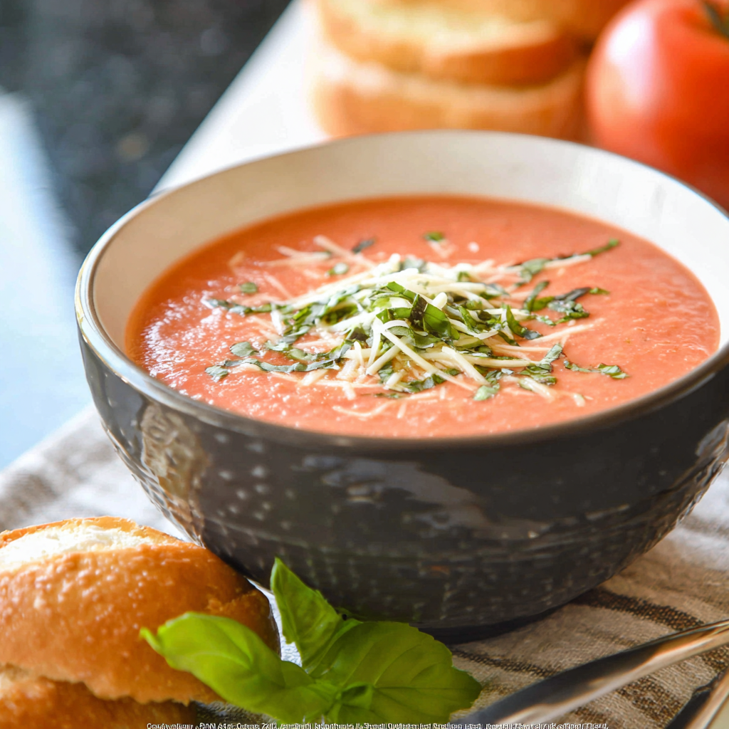 The Seasonal Architect: Slow Cooker Tomato Basil Soup