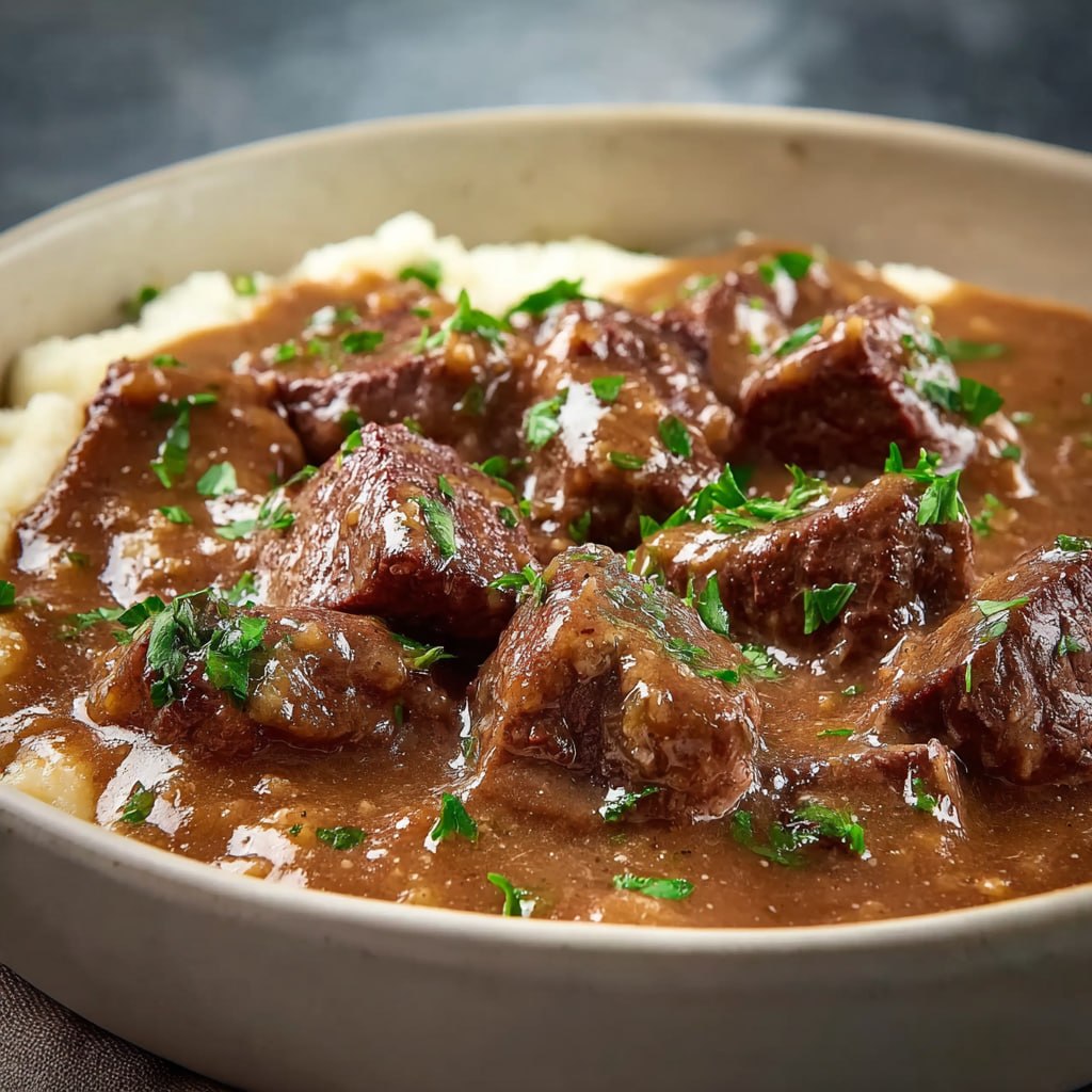 Beef Tips and Gravy (Tender, Slow-Simmered Comfort in 45 Minutes)