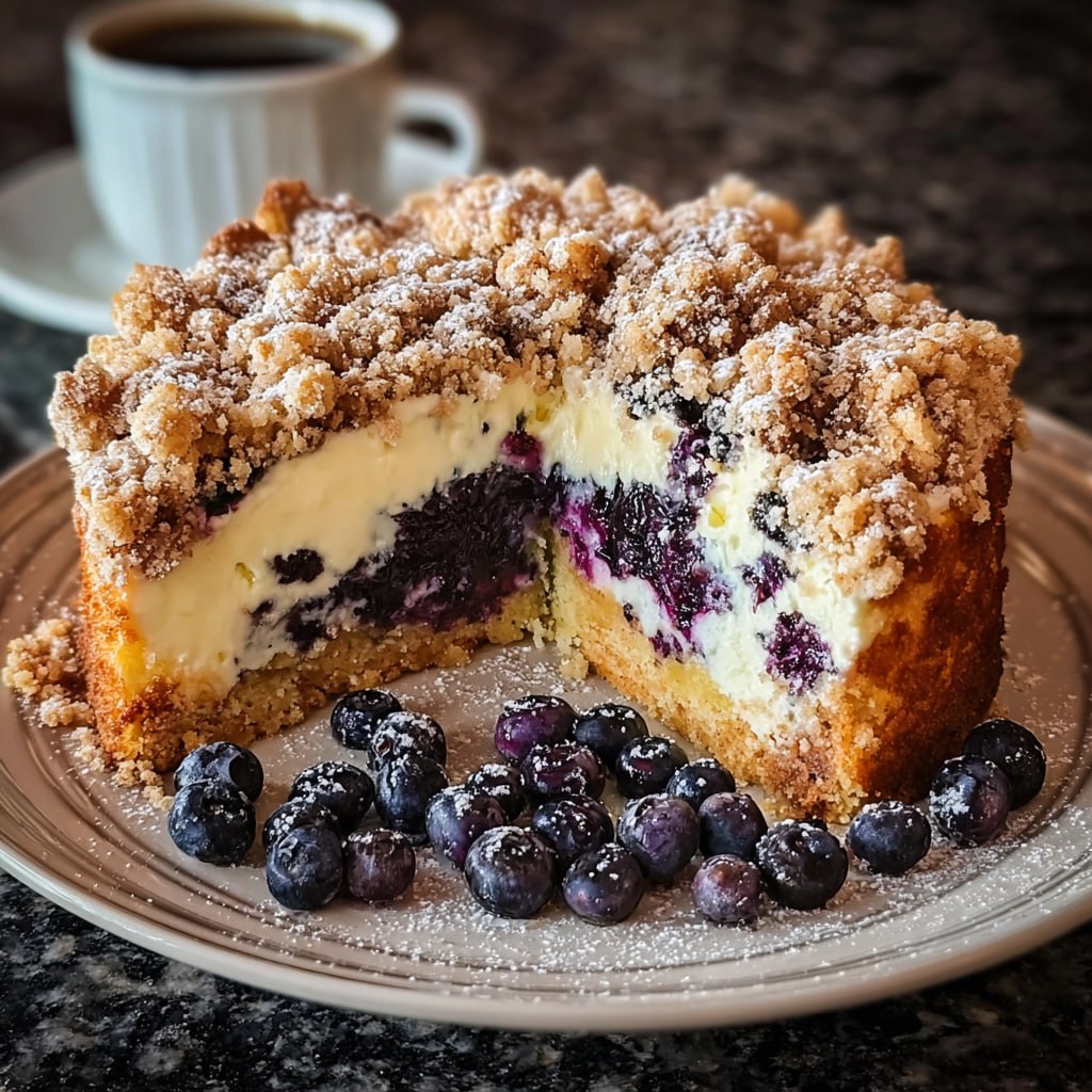 Sherry&#8217;s Blueberry Cream Cheese Crumb Cake (Bakery-Style Magic at Home)