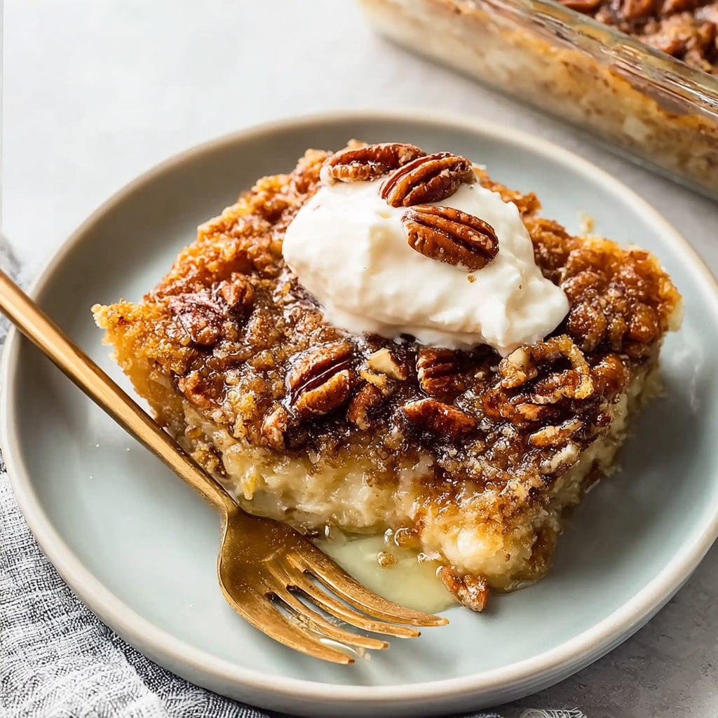 Pecan Pie Dump Cake (5-Ingredient Caramel-Pecan Holiday Hero)