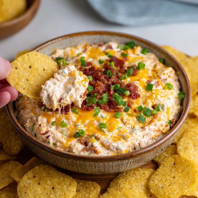 Cheesy Bacon Ranch Dip (Warm Cream Cheese Party Dip, 30 Min)