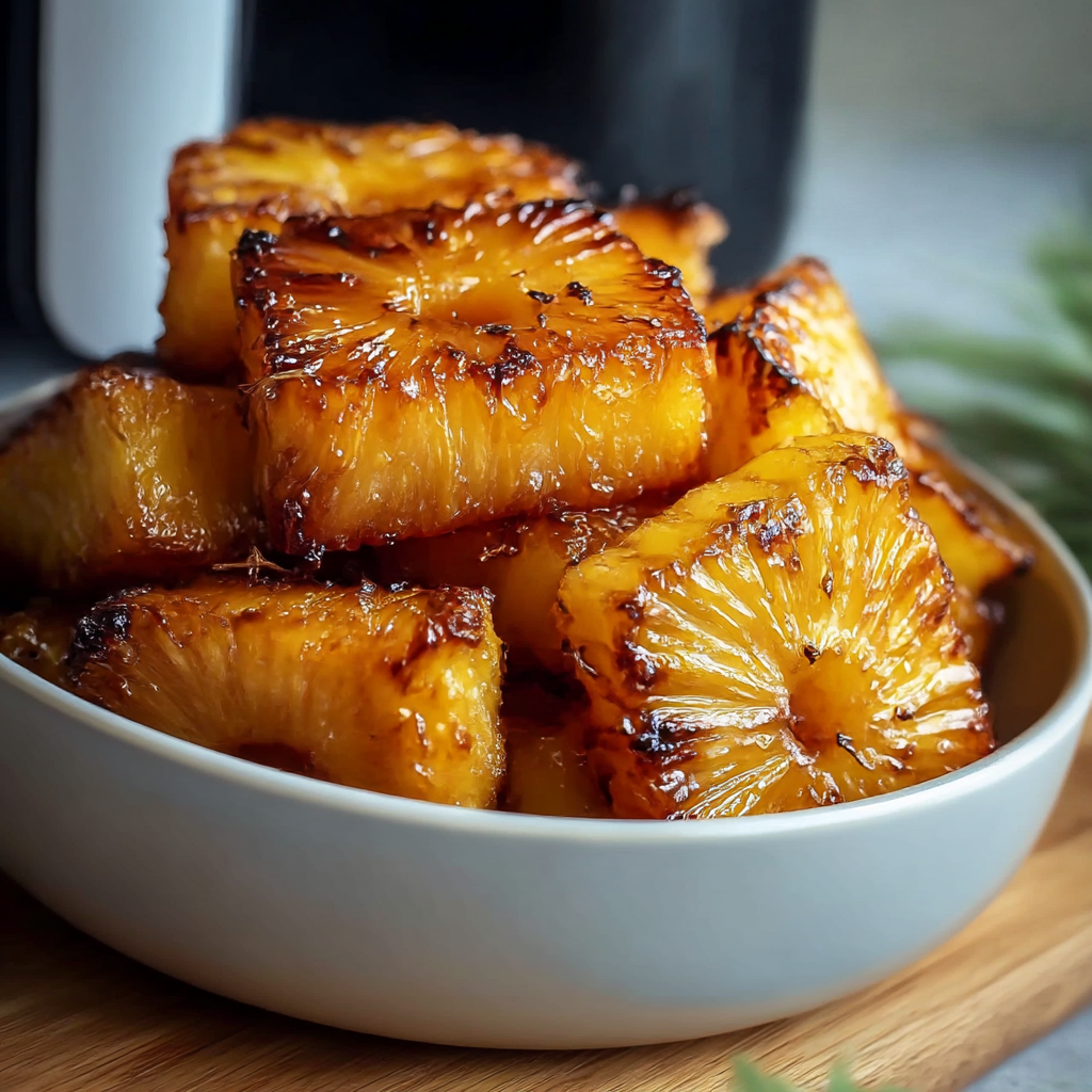 Air Fryer Caramelized Pineapple