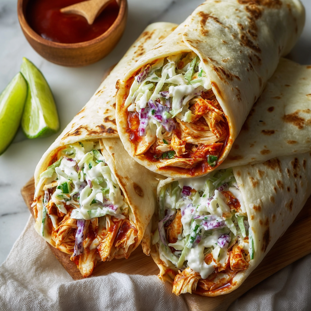 BBQ Chicken Coleslaw Wraps: The Ultimate Crunchy Lunch Pinwheels