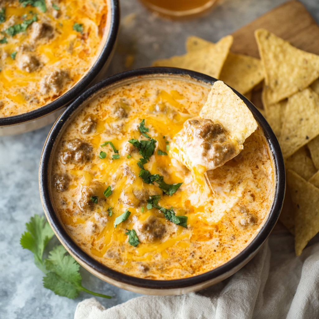Easy Crock Pot Sausage Cheese Dip: The 3-Ingredient Game Day King