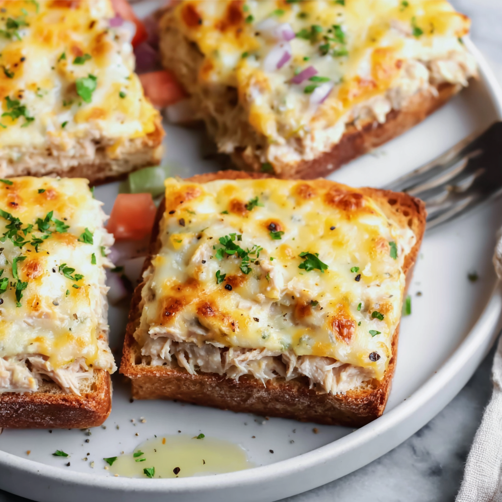 Sheet Pan Tuna Melts (Easy Oven Method)