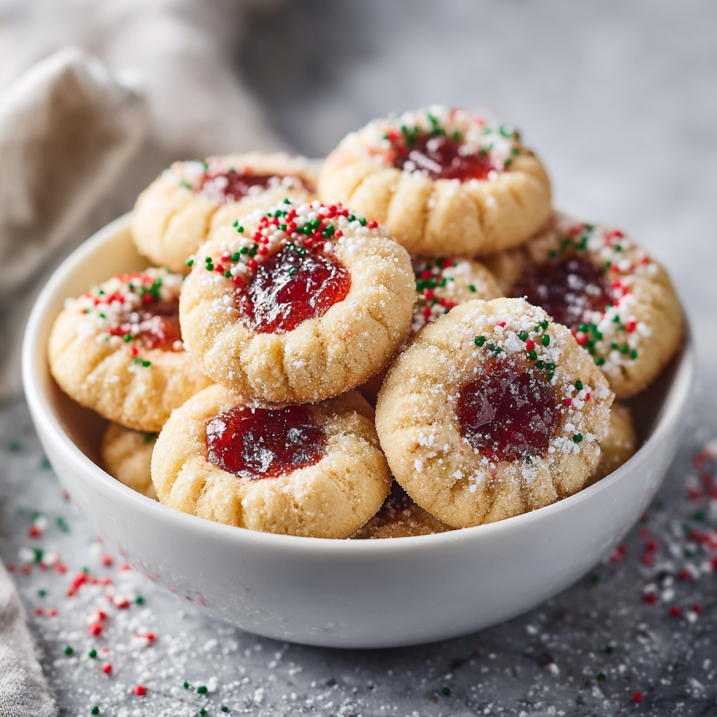 The Ultimate Christmas Thumbprint Cookies Recipe